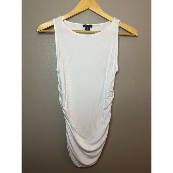 Halogen Women's Ruched Knit Casual Tank Size XS - Stylish & Comfortable Top - Picture 1 of 5